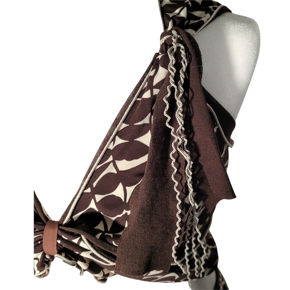 Max Studio Boho Convertible Crop Top and Asymmetrical Midi Skirt Medium - Picture 9 of 16